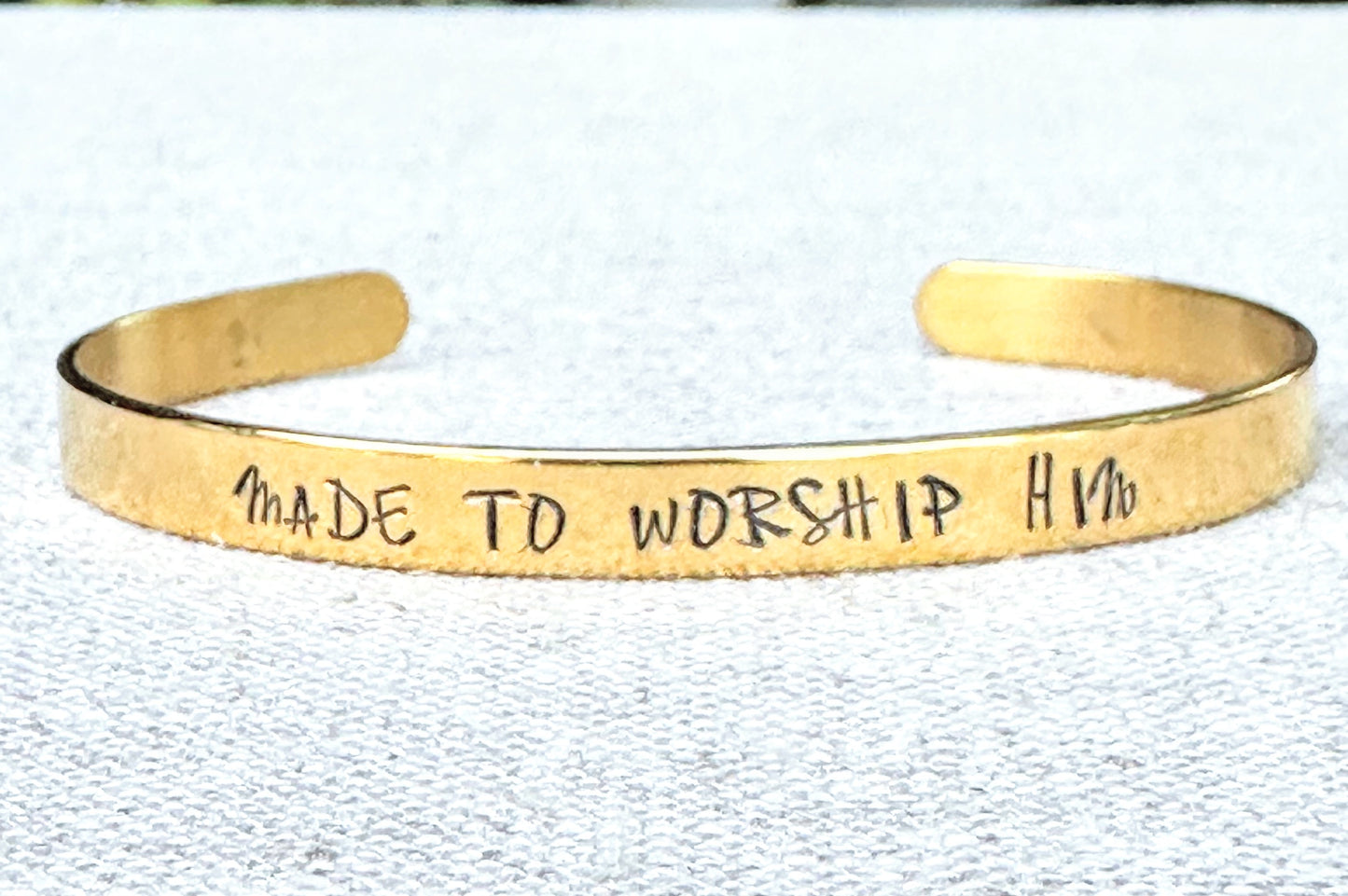 Hand-Stamped Cuff bracelet