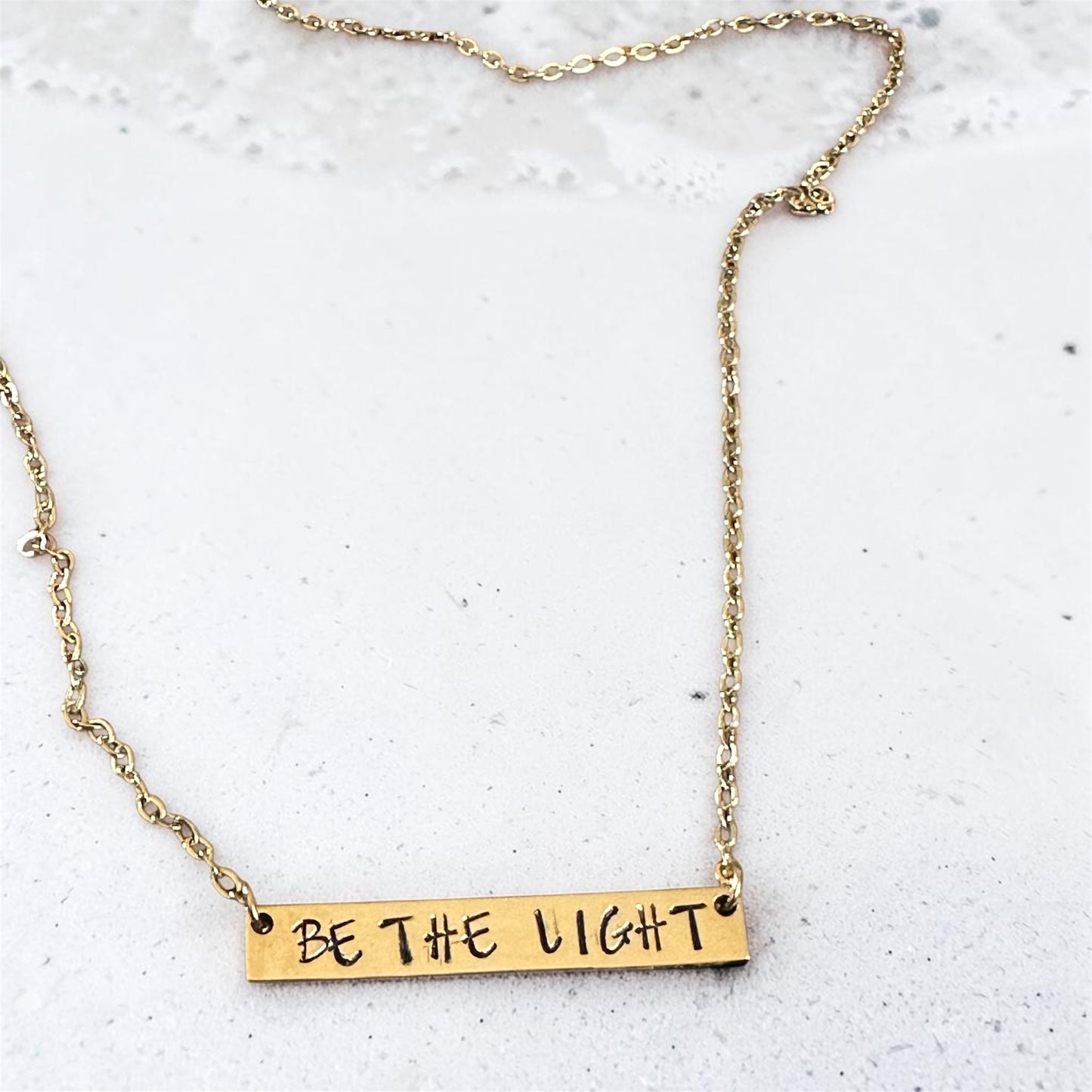 “Be The Light” necklace