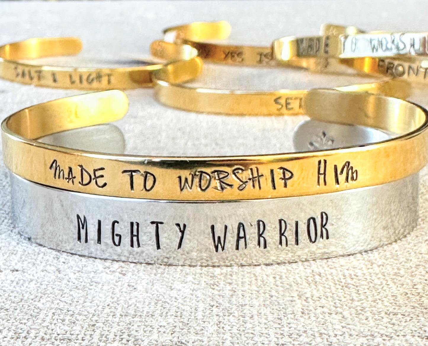 Hand-Stamped Cuff bracelet