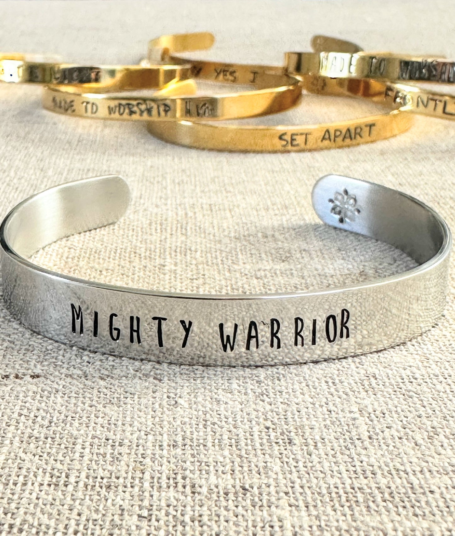 Hand-Stamped Cuff bracelet