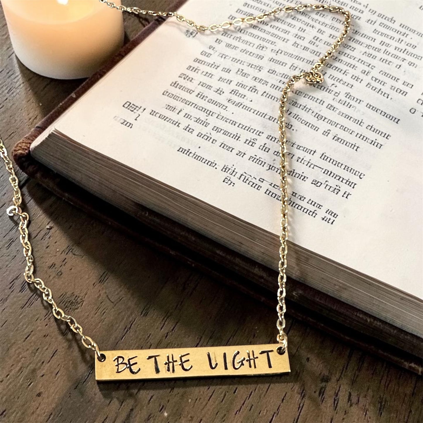 “Be The Light” necklace