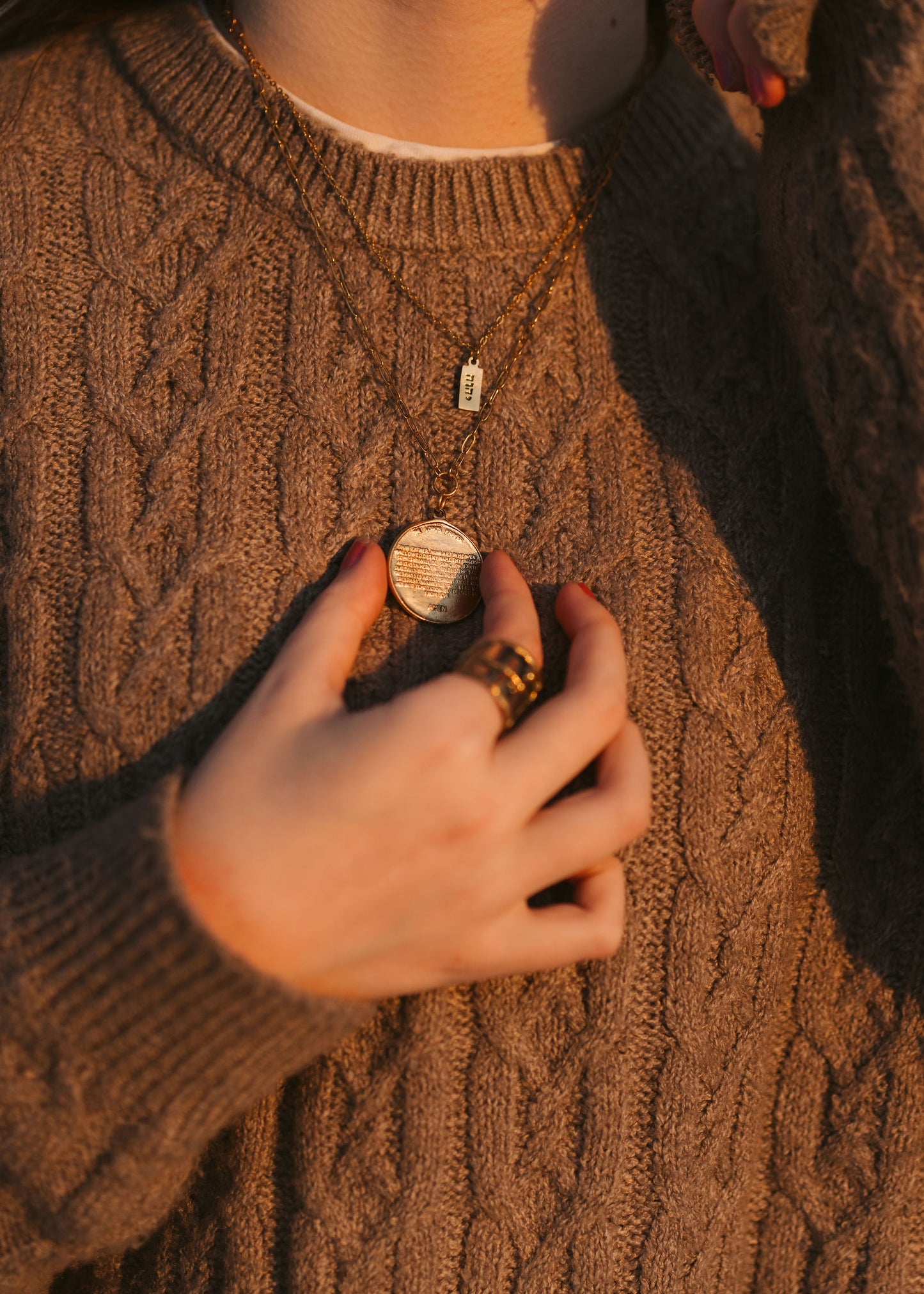 "The Lord's Prayer" - necklace
