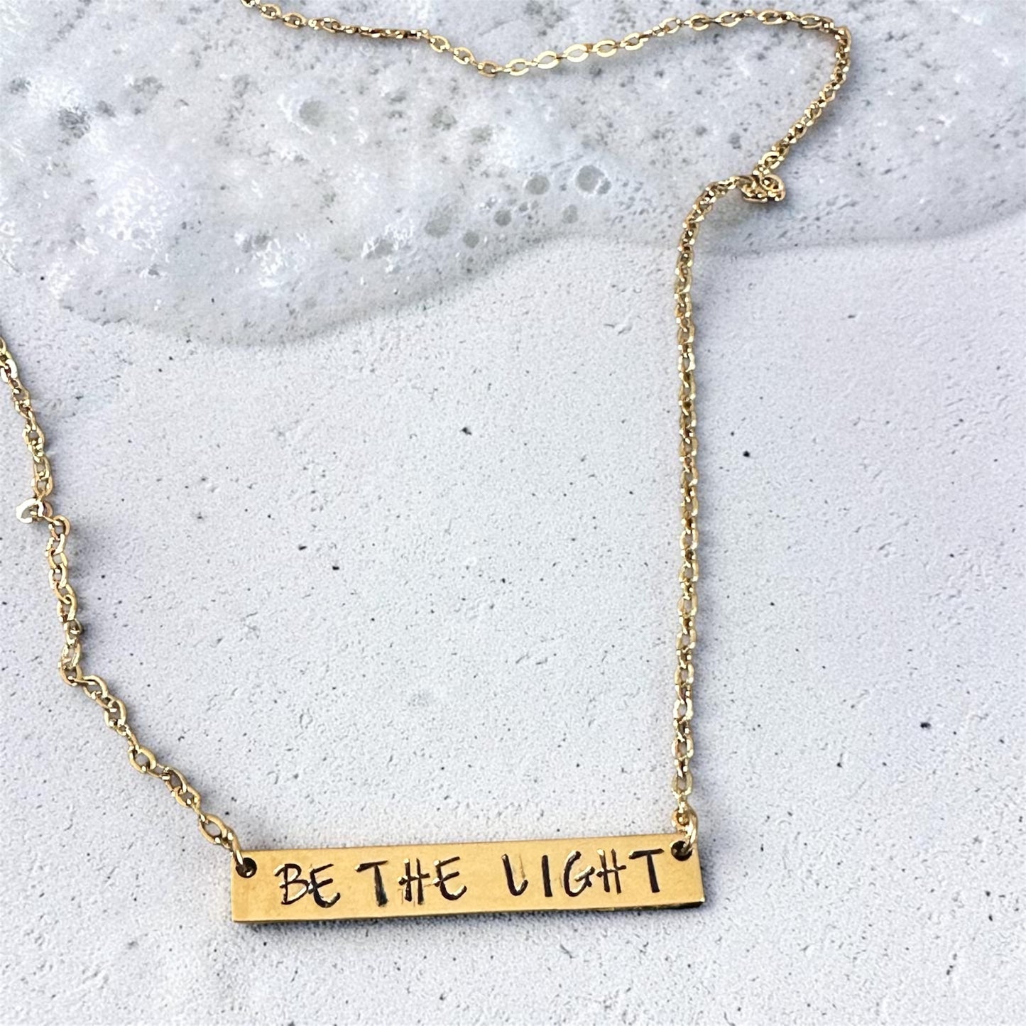 “Be The Light” necklace