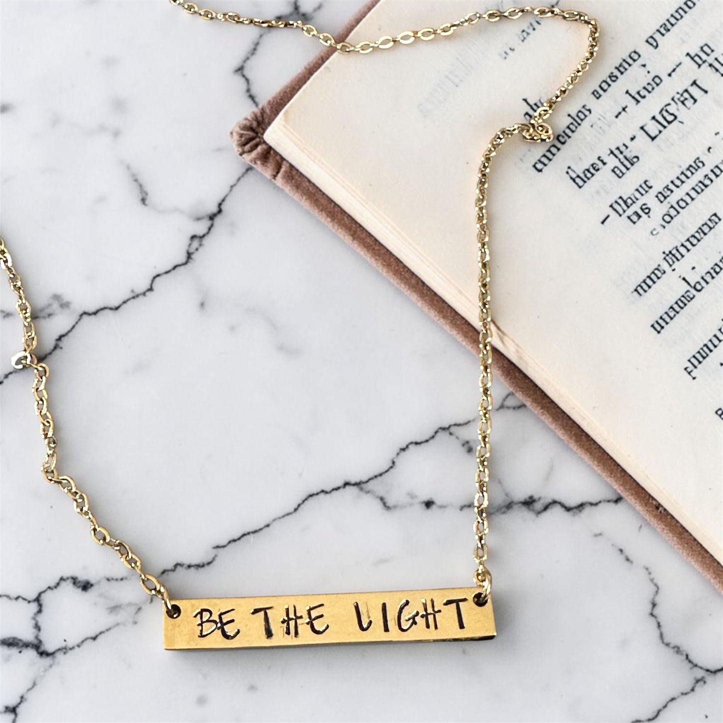 “Be The Light” necklace