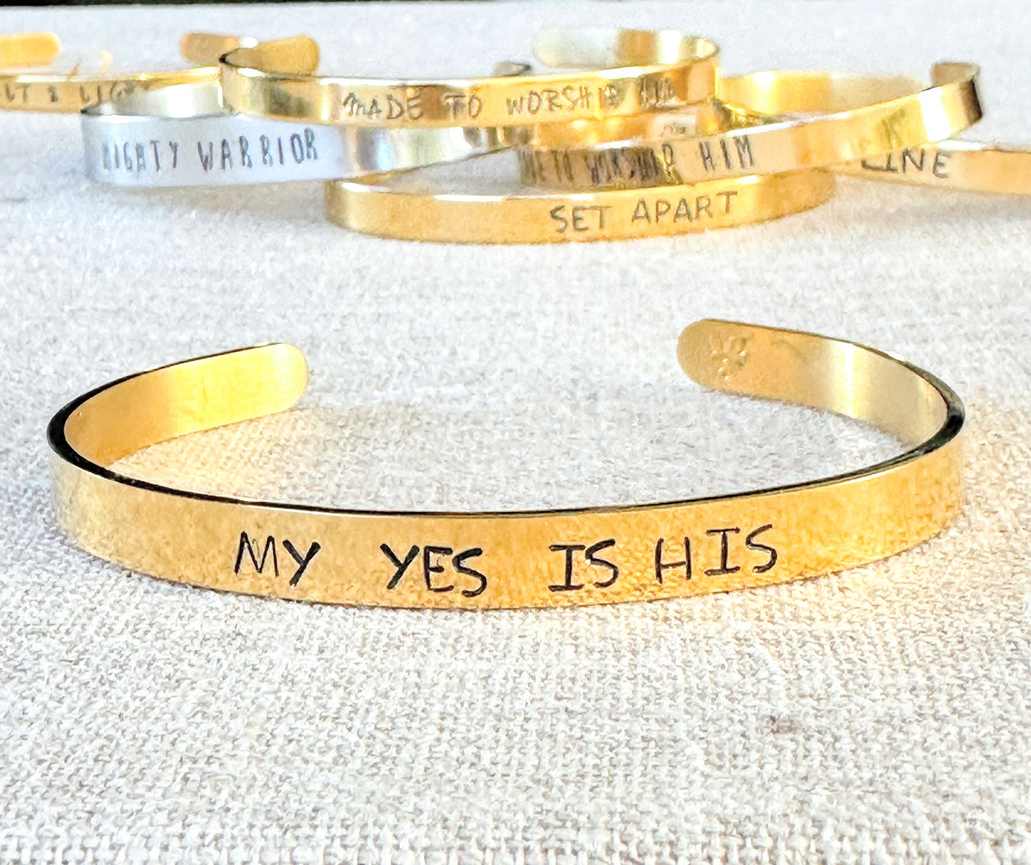 Hand-Stamped Cuff bracelet