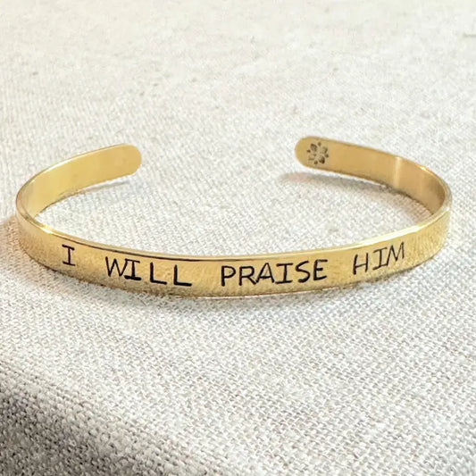 Hand-Stamped Cuff bracelet