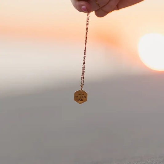 "New Mercies" - Hand-Stamped Necklace