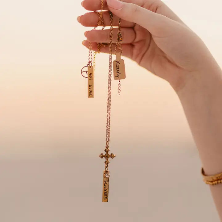"Not Alone" – Hand-Stamped Necklace | Isaiah 43:2